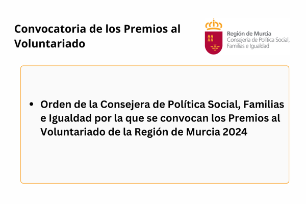 Premios al Voluntariado de la Región de Murcia